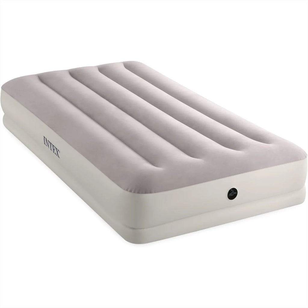 Twin Air Mattress  12-Inch  Dura-Beam, USB Pump