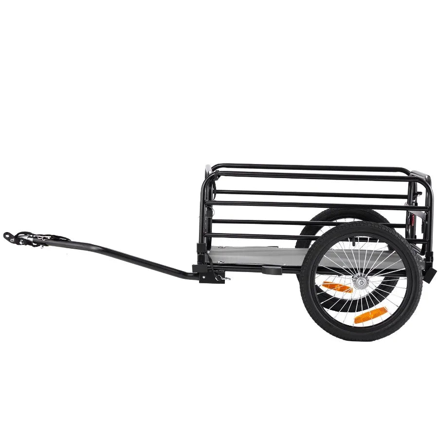 Bike Cargo Trailer 160 lbs Capacity Heavy-Duty
