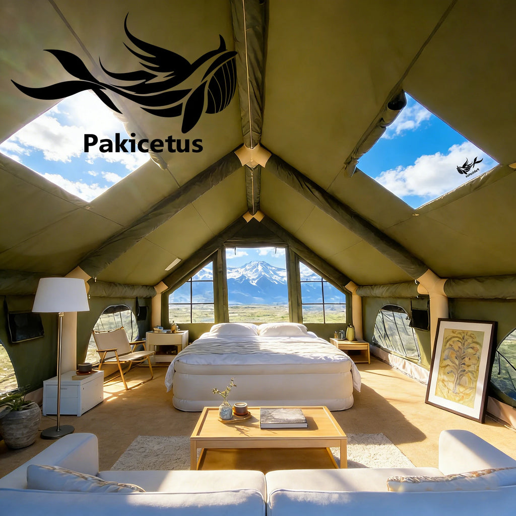 Inflatable Camping Tent, Waterproof  for 4-8 Persons,