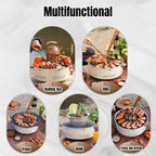 Grill Korean Charcoal Stainless Steel Split BBQ Non-stick Rack