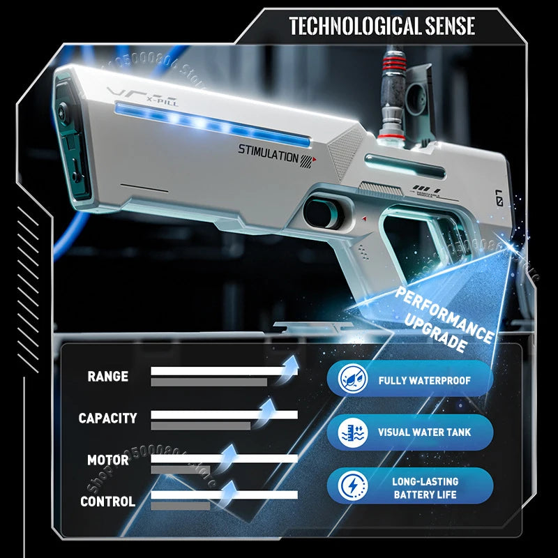 Electric Water Gun Electric Suction Long-Distance Shooting
