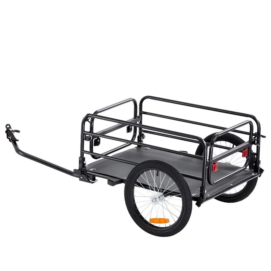 Bike Cargo Trailer 160 lbs Capacity Heavy-Duty