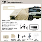 Inflatable Camping Tent, Waterproof  for 4-8 Persons,