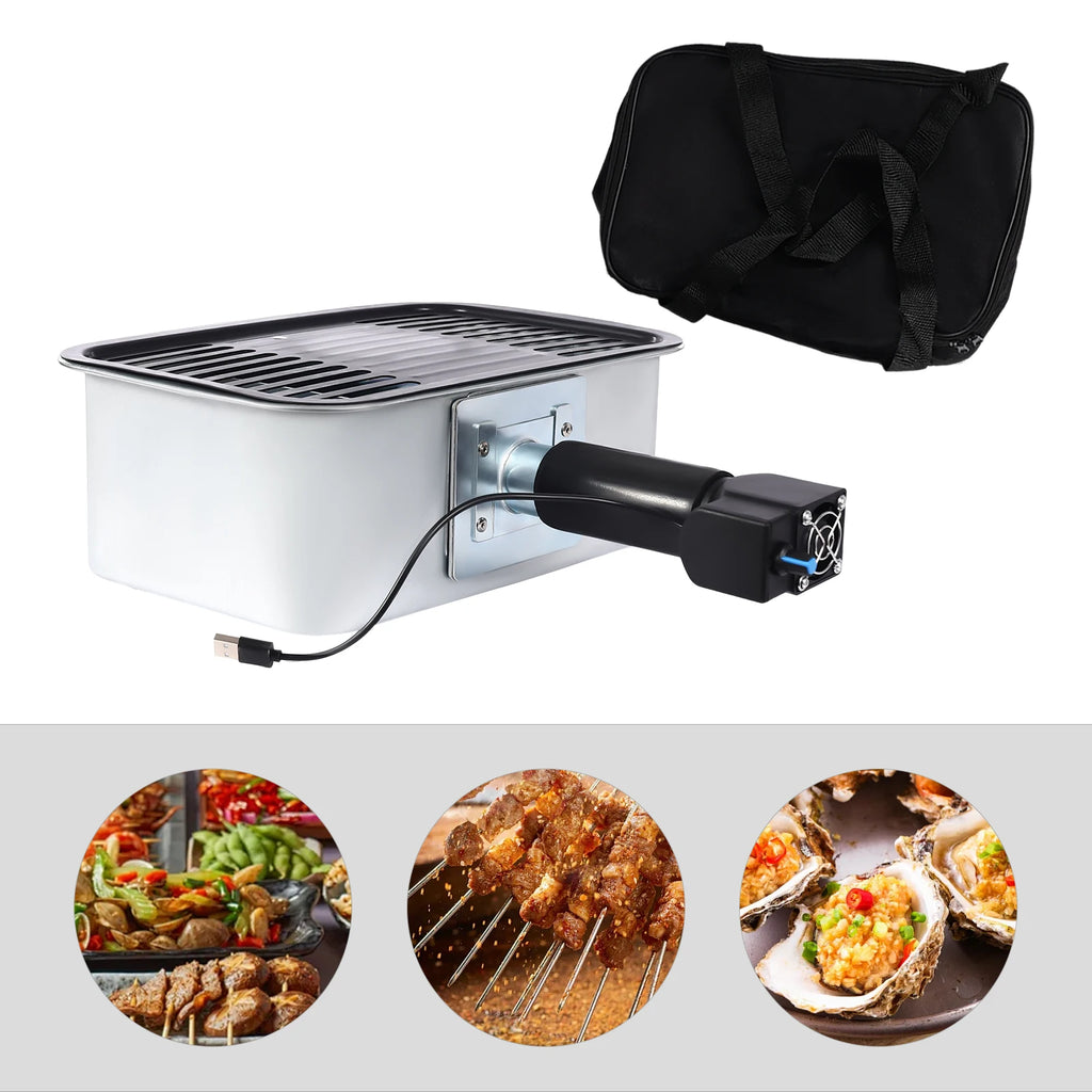 Portable Camping Barbecue Grill 2500-5500rpm Non-stick