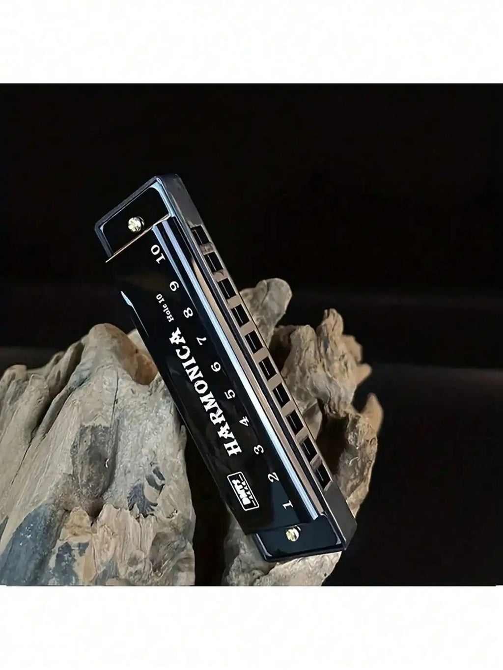 1pc Metal Diatonic 10-Hole Professional Blues Harmonica,