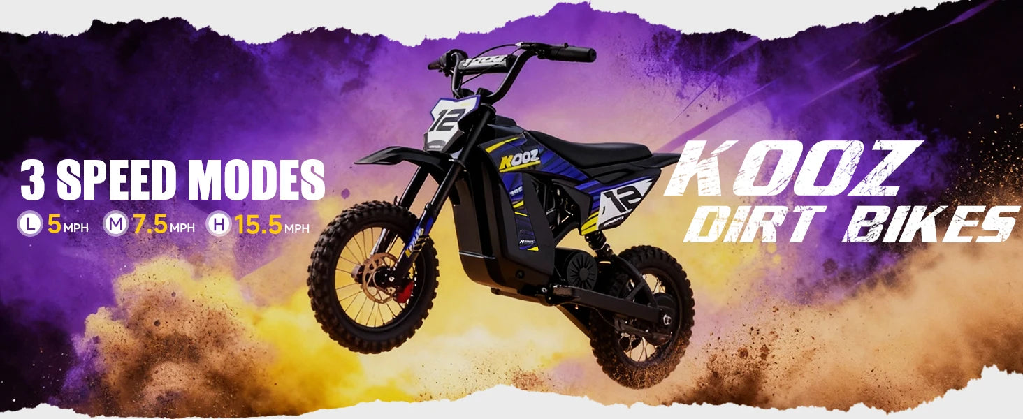 36V 300W Electric Dirt Bike Kids, , \ to 15.5 MPH