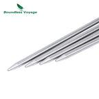 Boundless Voyage Titanium alloy Tent Pegs Camping   Ultralight
