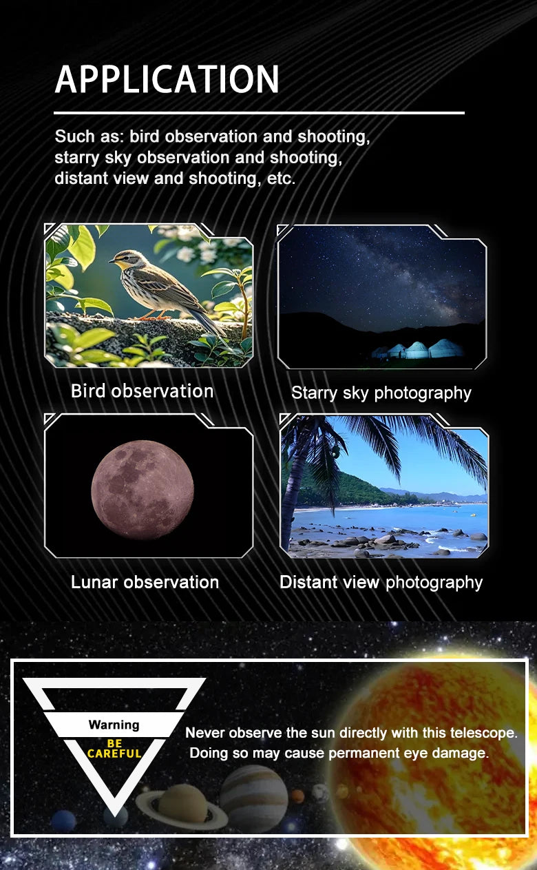 Digital Spotting Scope with Screen  4K Smart Telescope with Tripod