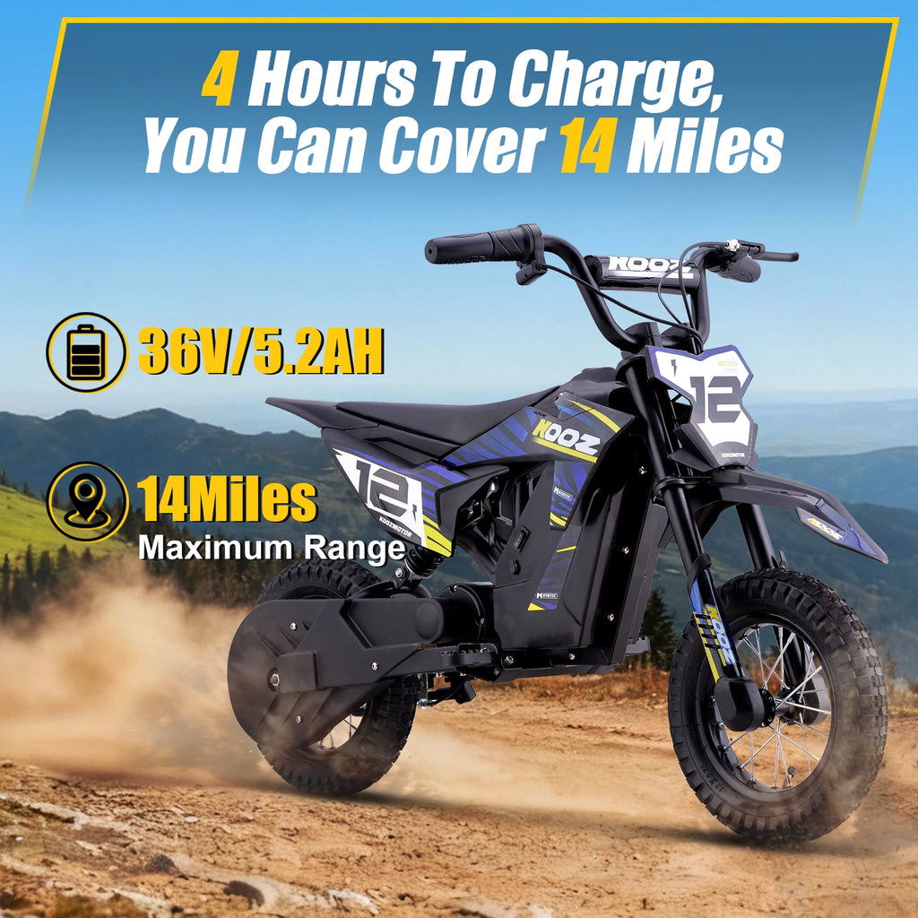 36V 300W Electric Dirt Bike Kids, , \ to 15.5 MPH