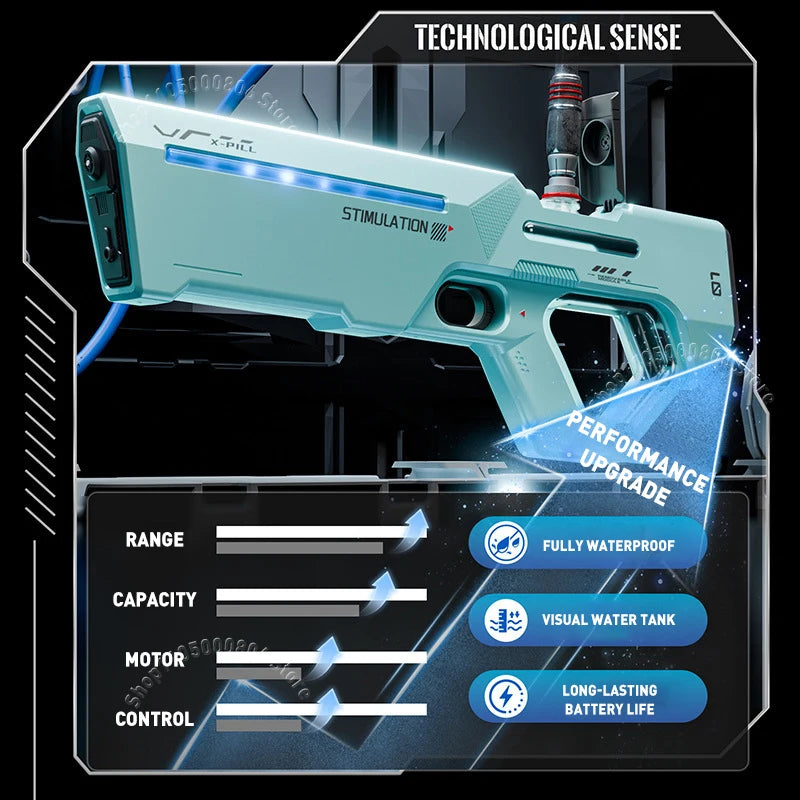 Electric Water Gun Electric Suction Long-Distance Shooting