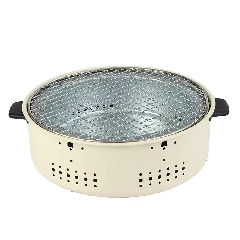 Grill Korean Charcoal Stainless Steel Split BBQ Non-stick Rack