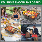 Charcoal Grill,  Outdoor Smoker, Small BBQ Grill
