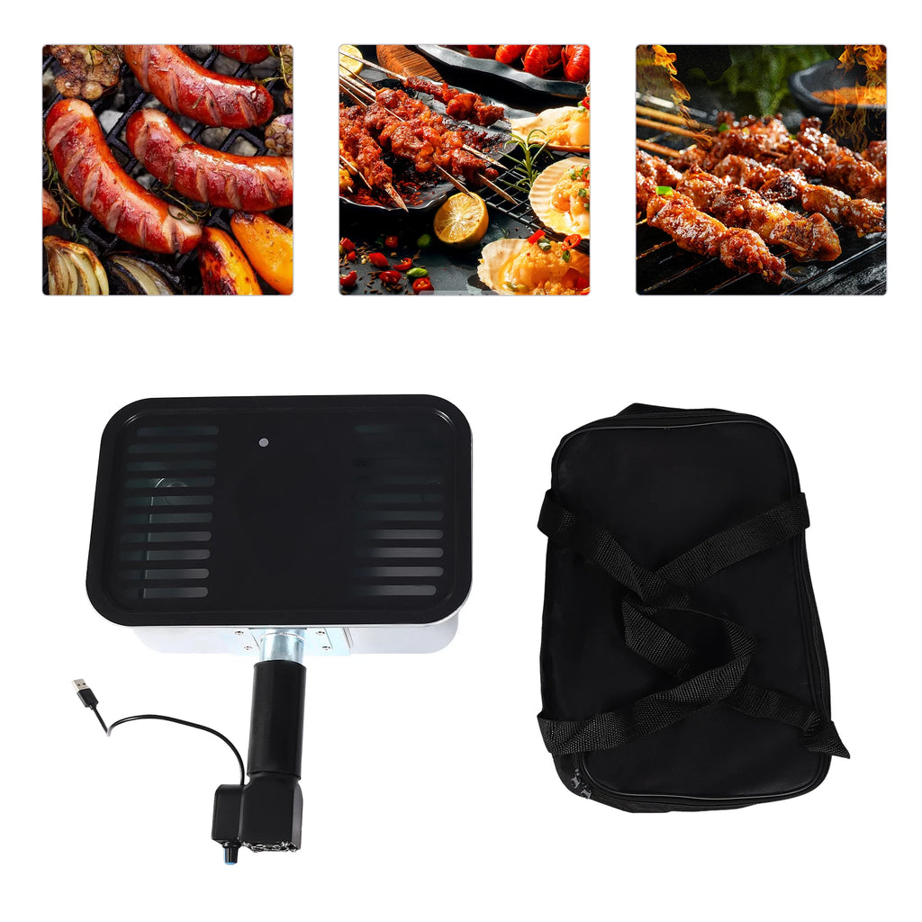 Portable Camping Barbecue Grill 2500-5500rpm Non-stick