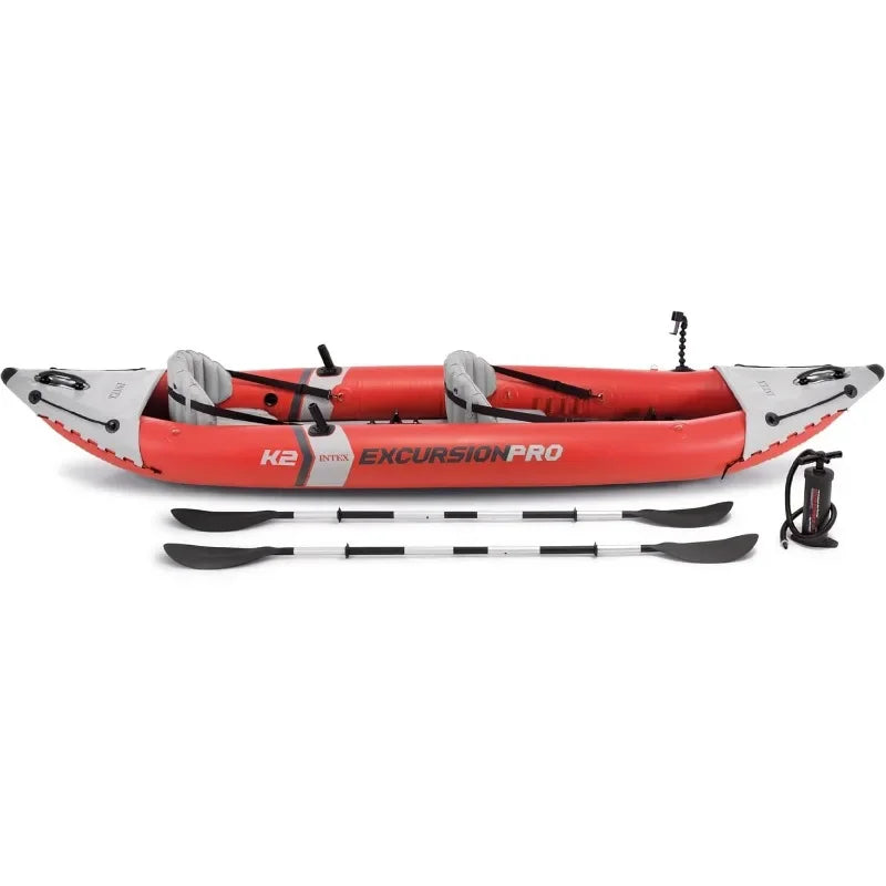 Pro K2 Inflatable , PVC, Paddles  Pump 2Person Kayak