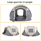 4-Person No-Install Pop Up Tent, Universal