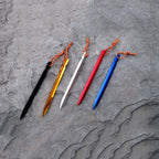 10Pcs/lot 18cm Aluminum Alloy Yard Canopy Tent Pegs Garden Stakes Ground Nail Heavy Duty