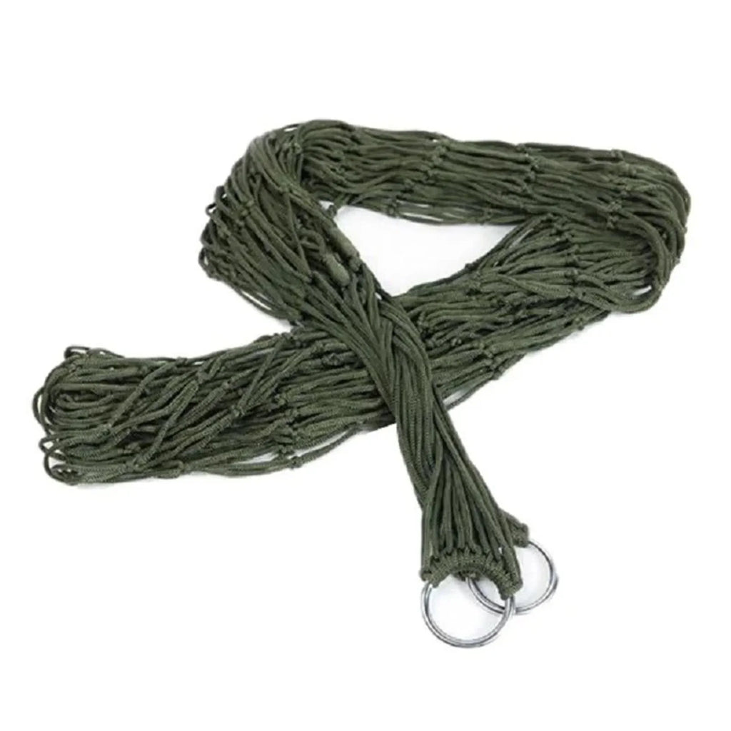Outdoor Supplies Bold Mesh Hammock Nylon Rope Single Hammock