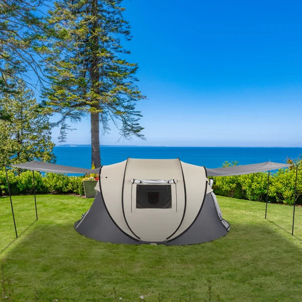 4-Person No-Install Pop Up Tent, Universal