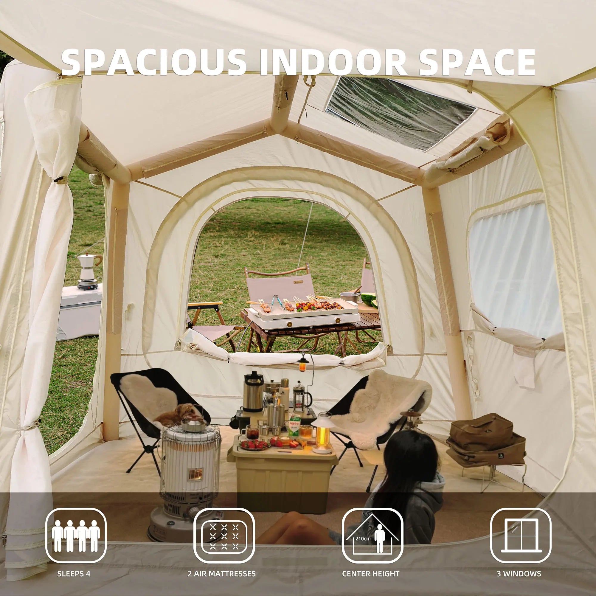 Inflatable  tent  Easy Setup Waterproof Air Adult