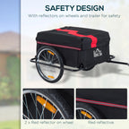 Elite Two-Wheel Bicycle Large Cargo Trailer , Folding
