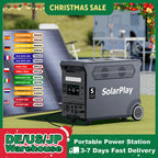 3600W Power Station 3840WH Generator With Foldable  Panels