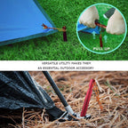 10Pcs/lot 18cm Aluminum Alloy Yard Canopy Tent Pegs Garden Stakes Ground Nail Heavy Duty