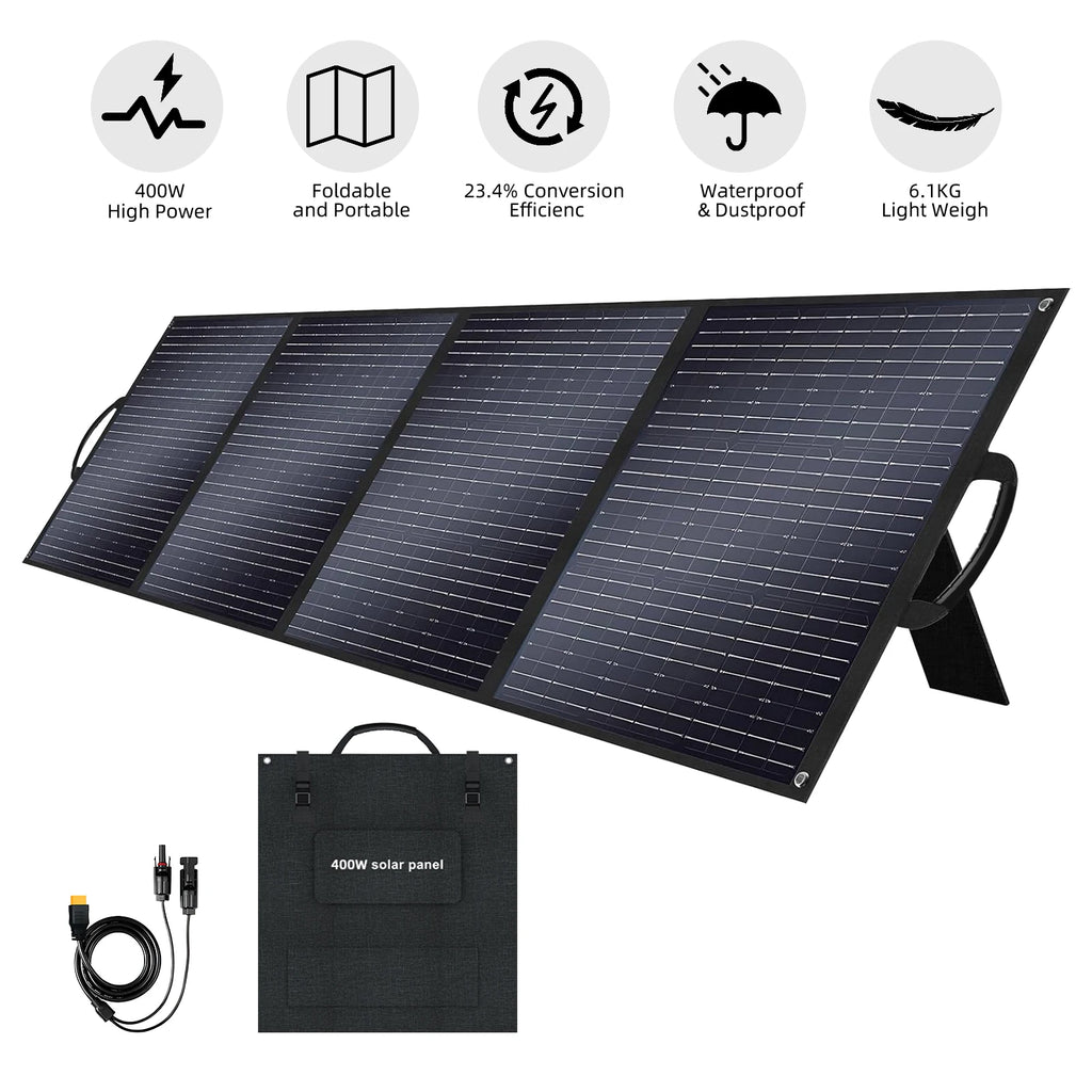 400W Foldable Solar Panel High-Efficiency  Charger