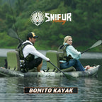 2-Person Inflatable kayak with Paddle & Carry Handle