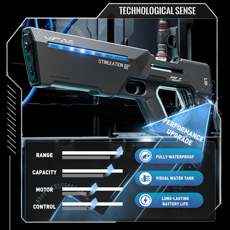 Electric Water Gun Electric Suction Long-Distance Shooting