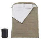 Double Sleeping Bag for Adults with Pillow 3 Season