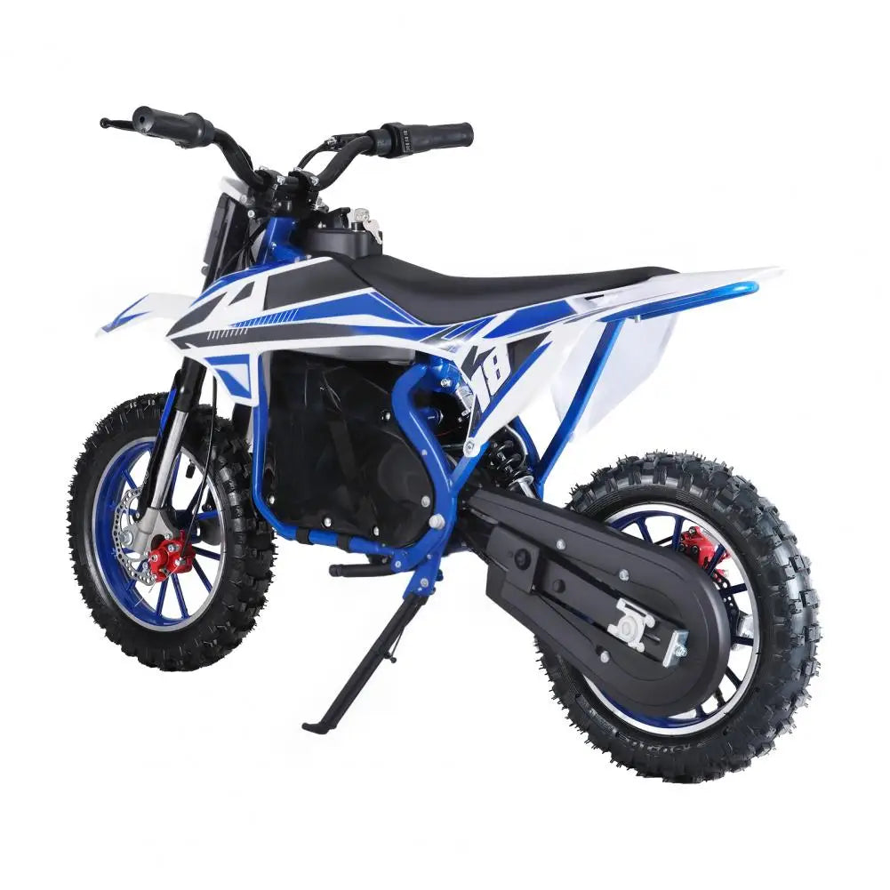 Blue 24V Electric Dirt Bike, Mini Off-Road Motorcycle , Disc Brake, for Kids