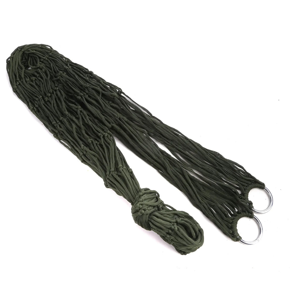 Outdoor Supplies Bold Mesh Hammock Nylon Rope Single Hammock