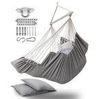 Hanging Hammock Chair Large Swing Chair with Feet Rest Max 500lbs