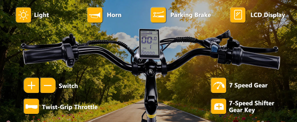 1000W Peak Adult Electric Trike | "Fat Tire, 48V 15AH  , 50-Mile