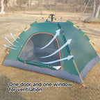 2-3 Person Pop Up Camping Tent | Windproof  Rain Fly