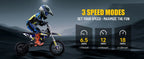 36V 1000W Electric Dirt Bike for Kids, , Up to 18 MPH & 15 Miles