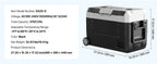 20 L -  55L Car Mini Fridge Freezer  DC 110-240V Camping