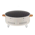 Grill Korean Charcoal Stainless Steel Split BBQ Non-stick Rack