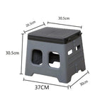 Portable Folding Toilet with Lid Foldable Outdoor