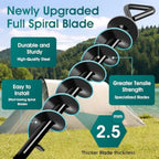 Ground Anchors Screw in Heavy Duty Ground Trampoline Stakes High Wind Tent