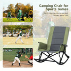 Adults, Folding Outdoor Rocking Chair With  330 Lbs Capacity,