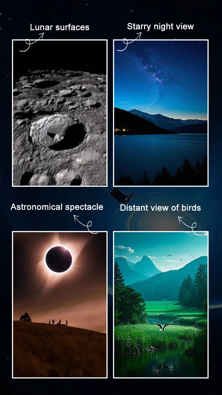Digital Spotting Scope with Screen  4K Smart Telescope with Tripod