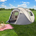 4-Person No-Install Pop Up Tent, Universal