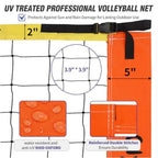 Outdoor Volleyball Net Set   with  Anti-Sagging 28-ply PE Net