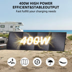 400W Foldable Solar Panel High-Efficiency  Charger