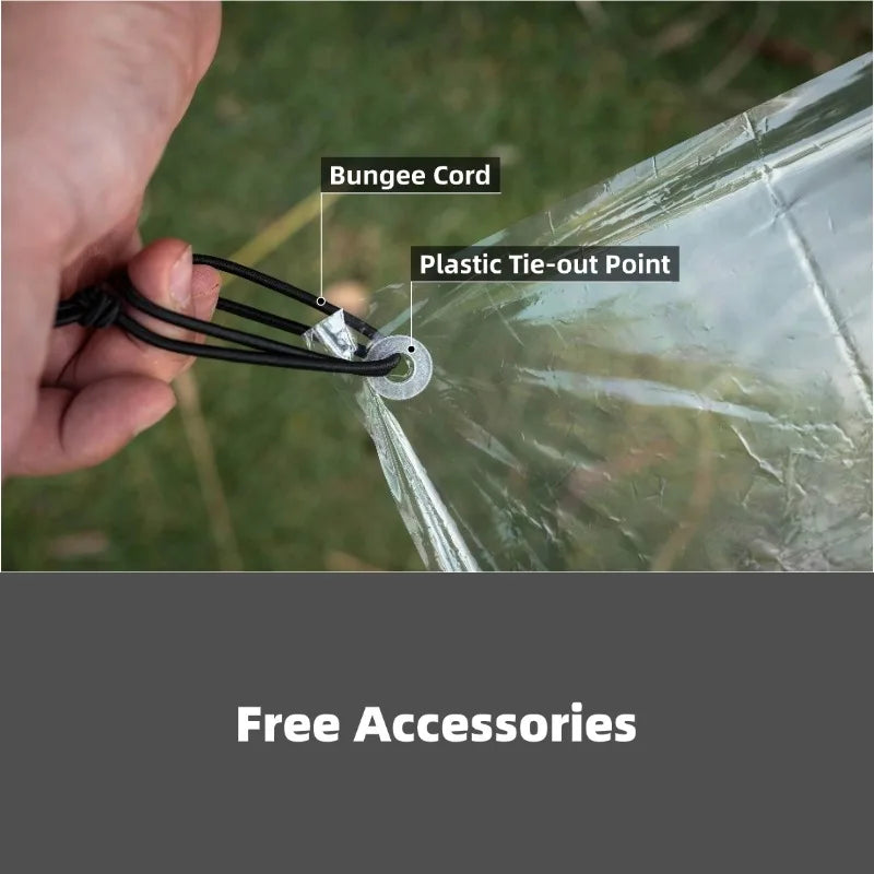 Ultralight Footprint 69g — Waterproof Tent Groundsheet Tarp