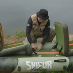 2-Person Inflatable kayak with Paddle & Carry Handle