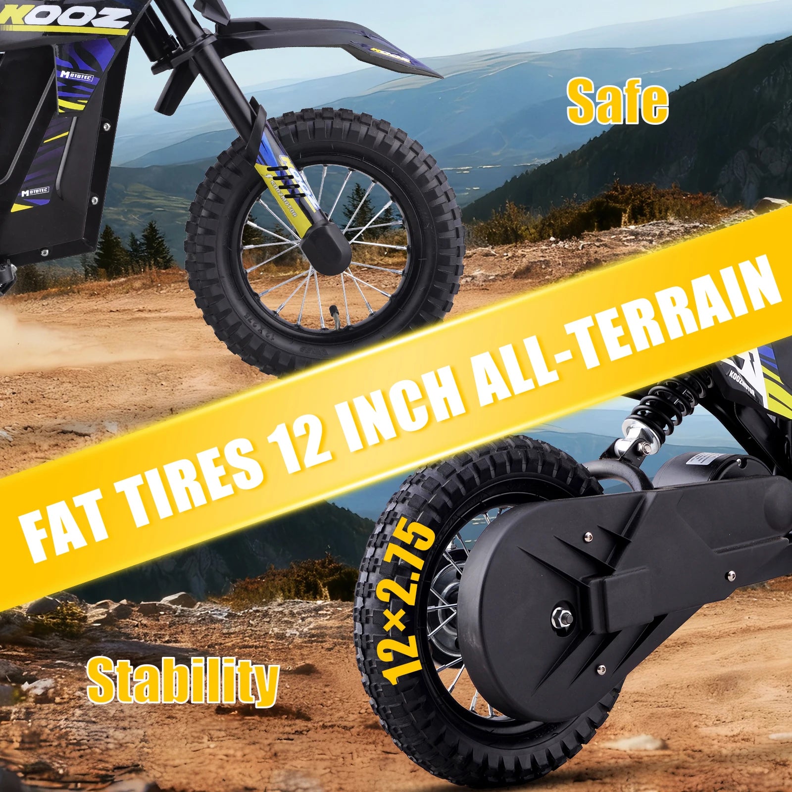 36V 300W Electric Dirt Bike Kids, , \ to 15.5 MPH