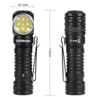 Headlamp 4000lm 21700 USB C Rechargeable, LED