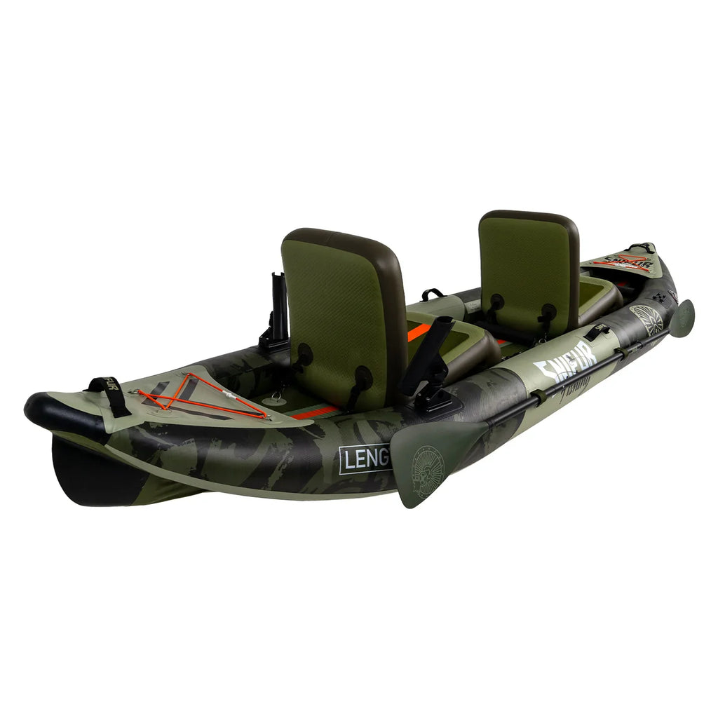 2-Person Inflatable kayak with Paddle & Carry Handle